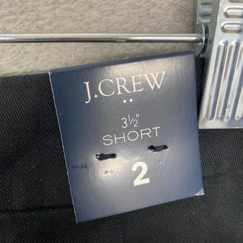 J Crew Shorts Womens 2 Black Shorts Casual Summer Cotton Classic 3.5" H5616 - Picture 7 of 9